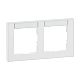 SEANO+ 2-fach Rahmen horizontal mit Beschriftungsfeld, Farba