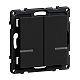 Seano with Netatmo Wandsender2-Fach Farbe: Anthrazit