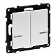 Seano with Netatmo Wandsender2-Fach Farbe: Ultraweiss