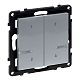 Seano with Netatmo Szenentaster 4-fach, Farbe: Aluminium
