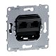 SEANO Einsatz Datendose 2 x RJ45, Kat. 6, STP geschirmt