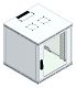 B�ro-Wandgeh�use 12HE, 600x616x600mm, RAL 7035