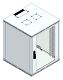 B�ro-Wandgeh�use 15HE, 600x749x600mm, RAL 7035