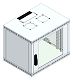 B�ro-Wandgeh�use 9HE, 600x483x450mm, RAL 7035