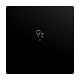 Wippe 1-fach f�r flex, f@h, KNX mit Symbol Dimmer schwarz ma