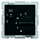 Q.x Raumtemperaturregler mit Zentralstck, 230V, anthrazit