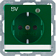 Q.1 SSD m. Kontroll-LED, Beschriftungsfeld u Aufdruck SV gr�