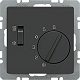 Q.x Raumtemperaturregler f�r W�rmepumpen anthrazit samt