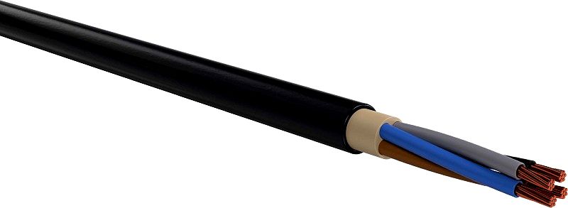 E-YY-O 4X16RM Erdkabel Schwarz Eca KABEL-LEITUNGEN 1m Schnitt