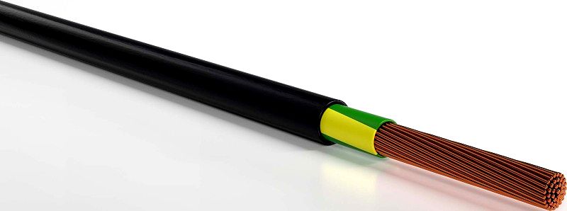 Merriway Erdungskabel 6491X, 16,0 Mm Einadrig, 1 M Länge, Gelb/grün/weiß