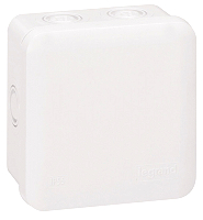 Abzweigdose Plexo, 80 x 80 x 45 mm (H x B x T), IP 55 , mit