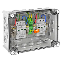 -Spg Box, Typ 2 Ableiter, IP66, 2 MPP Tracker a 4 Strnge OBO BETTERMANN VG-CPV1000K 22