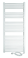 Handtuchtrockner wei, 600 Watt, 600x1320 mm, gerade