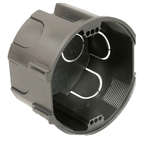 DIETZEL ASD 70 Kombi-Abzweig-Schalterdose,  75 mm, 45 mm, halogenfrei, Unterputz, schwarz 100 Stck