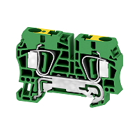 Schutzleiter-Reihenklemme, Zugfederanschluss, 6mm, 800V, gr