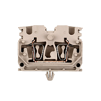 Durchgangs-Reihenklemme, Zugfederanschluss, 2.5mm, 800V, 24