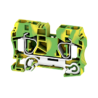 Schutzleiter-Reihenklemme, Zugfederanschluss, 10mm, 800V, g