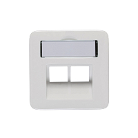 Legrand 776758 Abdeckung fr Datendose UAE 2xRJ45 CEO uw