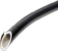 FXPM-TURBO 32 GR 25M PVC-Panzerrohr,32mm,Kunststoffmantel,biegsam,mittel,m. Turborillen,gr,25m