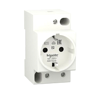 STECKDOSE PC MAX. 16A BEI 250V