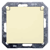 Siemens Delta I-System Steckdose+Deckel elektrowei