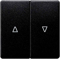 Siemens 5TG6234 Delta I-Sys.Wippe Jalousie 2 fach carbonmetallic