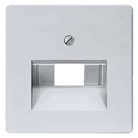 Siemens 5TG1257 Delta I-System UAE-Abdeckplatte aluminiummetalic