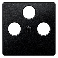 Siemens 5TG1222-2 Delta I-System Abdeckung TV/RF/SAT carbonmetal