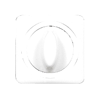 LEGRAND 776257 ABDECKUNG DREHSCHALTER CREO ULTRAWEISS