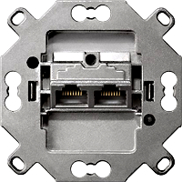 SIEMENS LP 5TG2026-2 DELTA Anschlussdose Universal-Anschluss-Einheit 2x8pol. RJ45