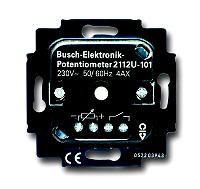Busch & Jaeger 2112 U-101 Elektronik-Potenziometer-Einsatz