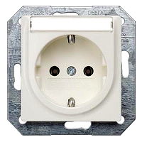 Siemens 5UB1515 Delta I-Sys.Steckdose+Schild titanweiss