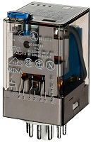 FINDER 60.13.9.012.0040 3W 10A Industrierelais 3 Wechsler 10 A/Spule 12 V DC Prftas.+Anz.