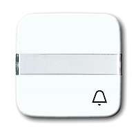 Busch & Jaeger 2506 N/KI-214 Wippe mit Beschriftungsfeld.