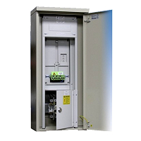 Freiluft-Zhlernormverteiler EVN freistehend B420xH955xT230mm