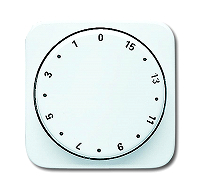 Busch & Jaeger 1770-214-102 Zentralscheibe mit Drehknopf,