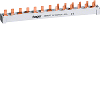 Hager KB663FT Phasenschiene,4pol,10qmm,Gabel