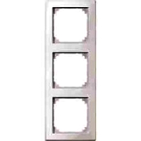 MERTEN 478319 M-SMART-RAHMEN, 3FACH POLARWEISS, GLNZEND