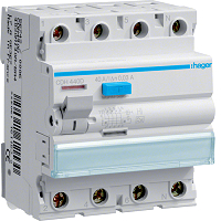 HAGER CDH640D FI-Schalter 4P 10kA 40A 30mA Typ HI