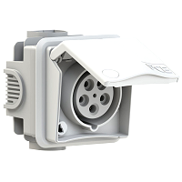 Unterputzsteckdose 16A 5P 6h wei PC ELECTRIC 885-6V