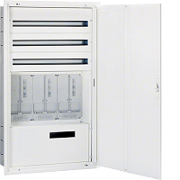 Hager ZW313F-OS UP-Zhlerverteiler O/Salzburg 3 Zhlerplatze / 3 Nachzhlereihe