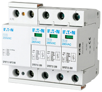 berspannungsableiter Typ1+2 3pol+NPE 280VAC 25kA EATON SPBT12-280-3+NPE