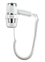 Haarf�n mit Wandhalterung 1600W ein/aus Druckschalter wei�