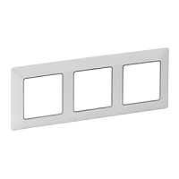 Valena Life 3-fach Rahmen Farbe: Ultrawei/Chrom