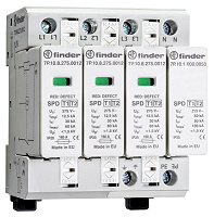 berspannungsableiter Typ 1+2, Varistor, L1, L2, L3-N, 3 ph TN-S/TT-Netze