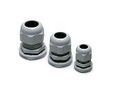 Kabelverschraubung MAXIBLOCK M12X1,5 RAL7035 m. GEGENMUTTERN 10 Stck