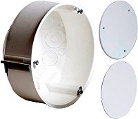 HWD-Abzweigdose, ws,o. Deckel,halogenf. , 120mm, 65mm tief 5 Stck