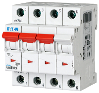 EATON PLSM-C10/3N LS-Schalter 10A/3pol+N/C 242539