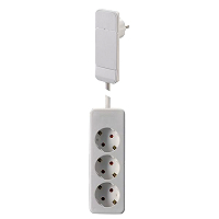 Smart Plug CEE7/7 wei 1,6m 3xCEE7/3