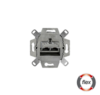 RUTENBECK 136104070 Anschlussdose 2-fach Cat6a iso